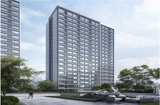 杭州市首座近零能耗住宅建筑临安EVO视讯官方宸锦学府主体结顶